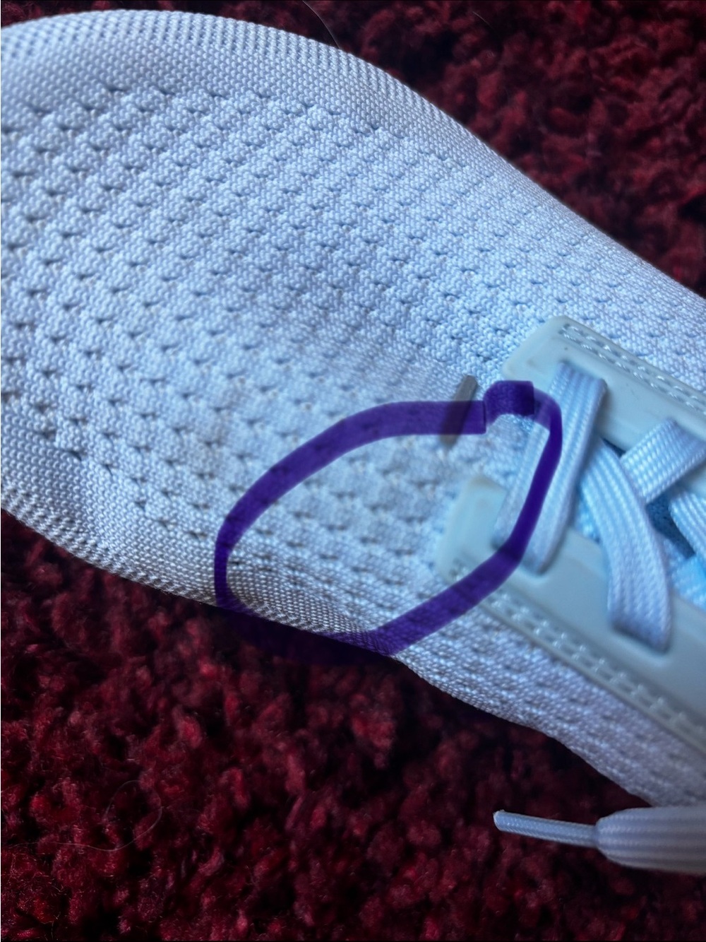 Flux Light Blue Knit Women's and Men’s Sneakers - Comfortable Lace-Up Trainers - Picture 8 of 10